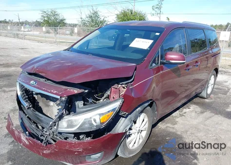 2016 Kia Sedona Lx z USA, uszkodzony, nr VIN KNDMB5C18G6107110